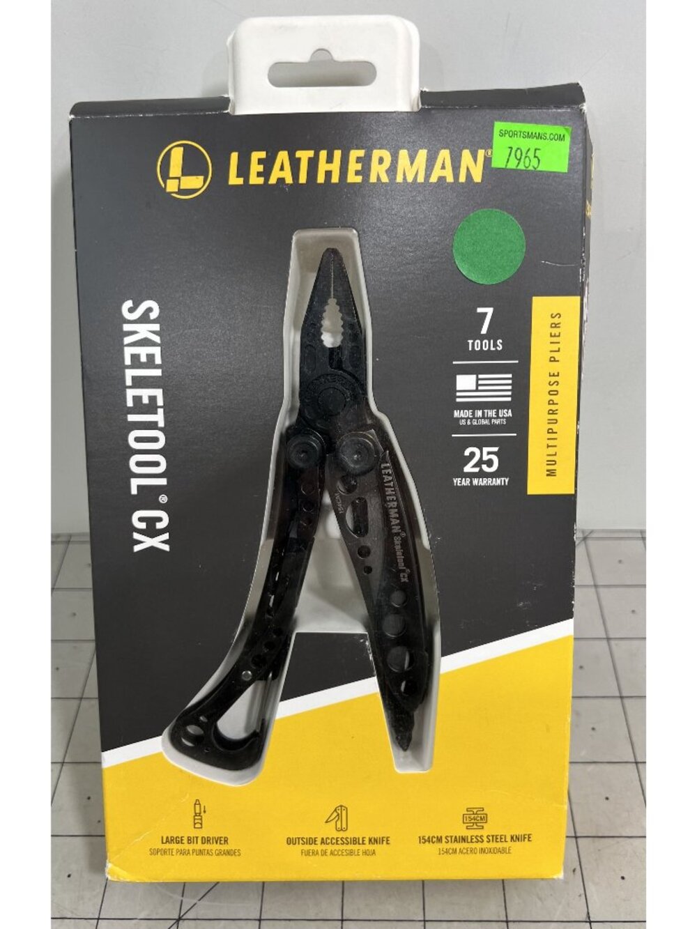Leatherman Skeletool CX Multi-Tool 7 Tools Onyx 154CM Steel USA Made New
